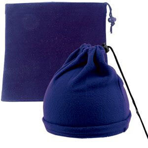 Шапка-шарф с утяжкой &quot;Articos&quot;, универсальный размер, синий, флис, 200 гр/м2