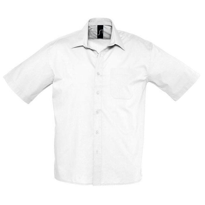 Рубашка&quot;Bristol&quot;, белый_XL, 65% полиэстер, 35% хлопок, 105г/м2