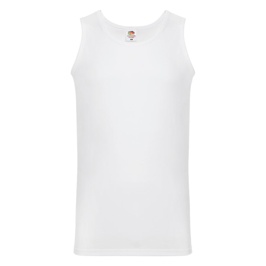 Майка мужская &quot;Athletic Vest&quot;, белый_L, 100% х/б, 160 г/м2