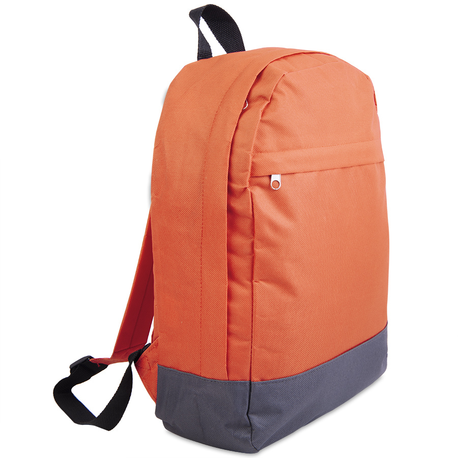 Рюкзак &quot;URBAN&quot;,  оранжевый/серый , 39х27х10 cм, полиэстер 600D