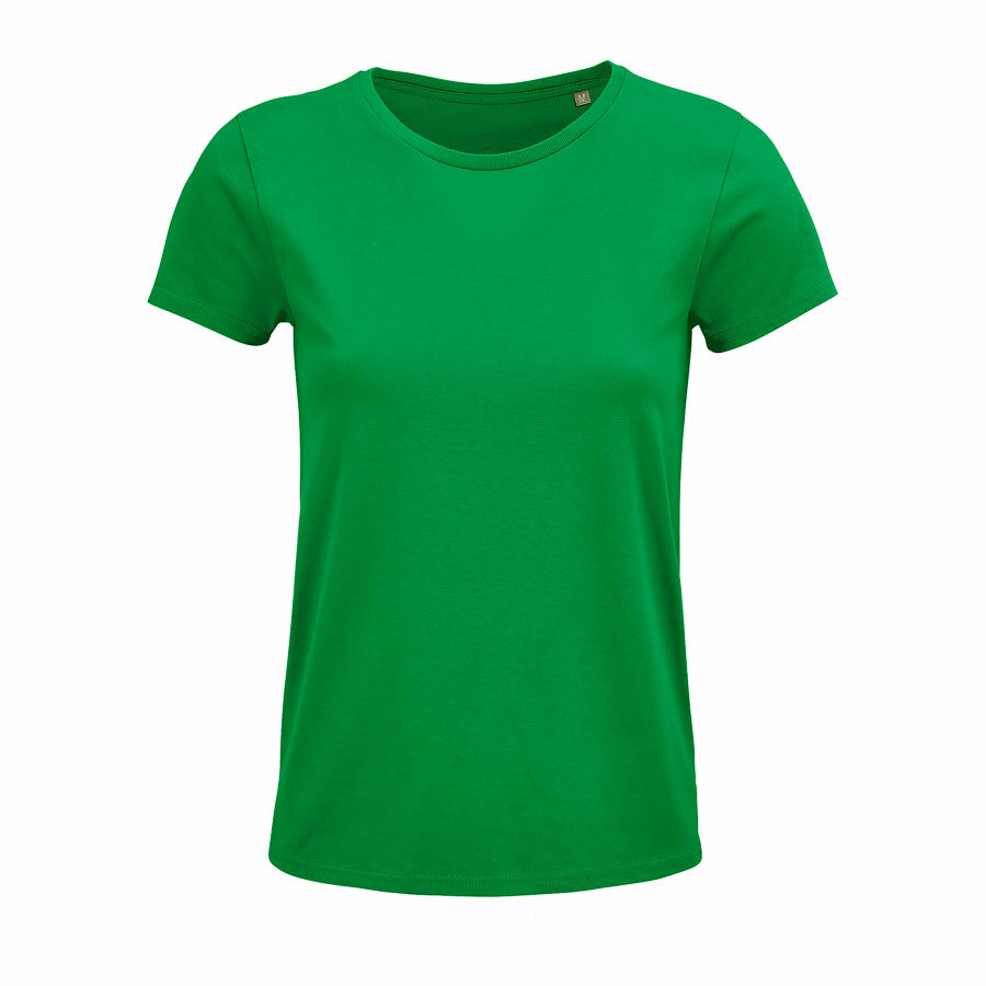 Футболка женская &quot;CRUSADER WOMEN&quot;, ярко-зеленый, XL, 100% органический хлопок, 150 г/м2
