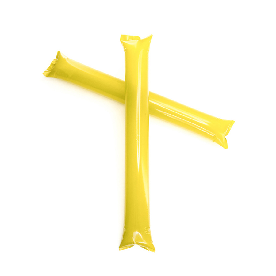 Палки-стучалки надувные &quot;Оле-Оле&quot;;желтый; 60х10 см., ПВХ;