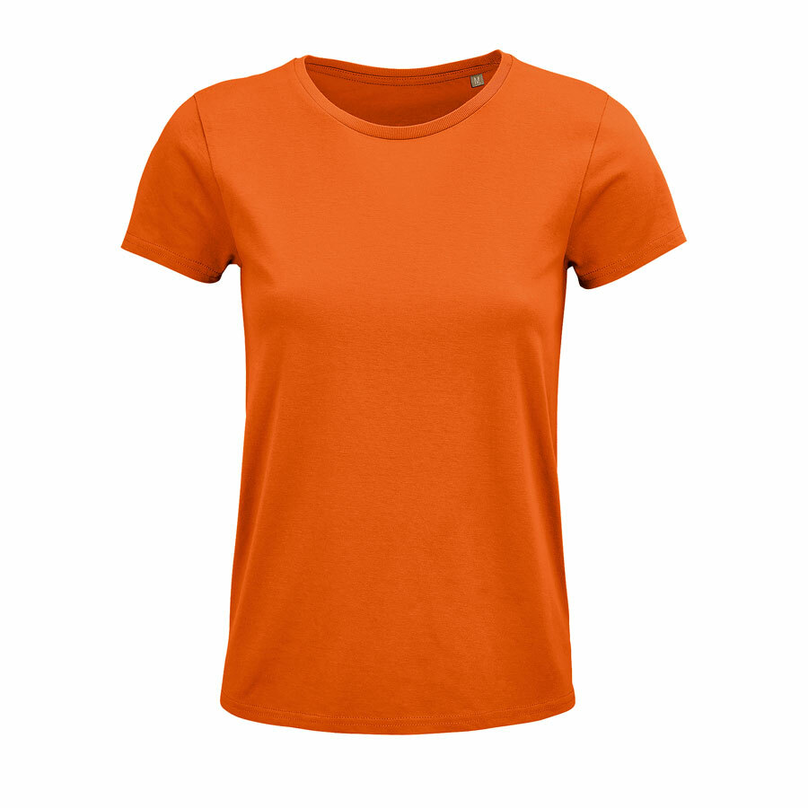 Футболка женская &quot;CRUSADER WOMEN&quot;, оранжевый, S, 100% органический хлопок, 150 г/м2