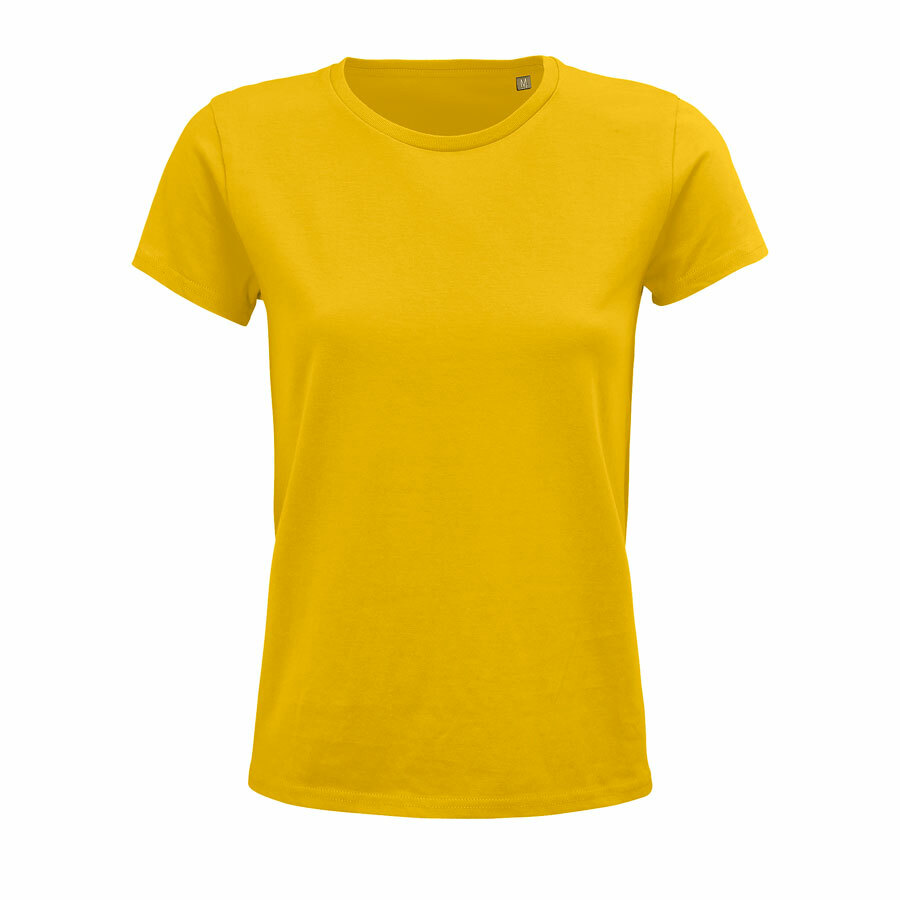 Футболка женская &quot;CRUSADER WOMEN&quot;, желтый, XL, 100% органический хлопок, 150 г/м2