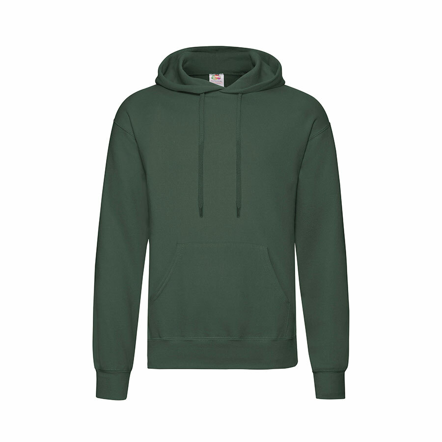 Толстовка &quot;Hooded Sweat&quot;, темно-зеленый_2XL, 80% х/б, 20% п/э, 280 г/м2