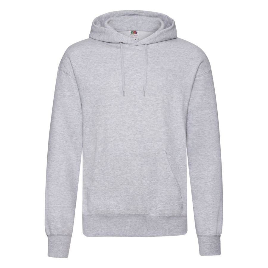 Толстовка &quot;Classic Hooded Sweat&quot;, серый меланж_4XL, 80% х/б, 20% п/э, 280 г/м2