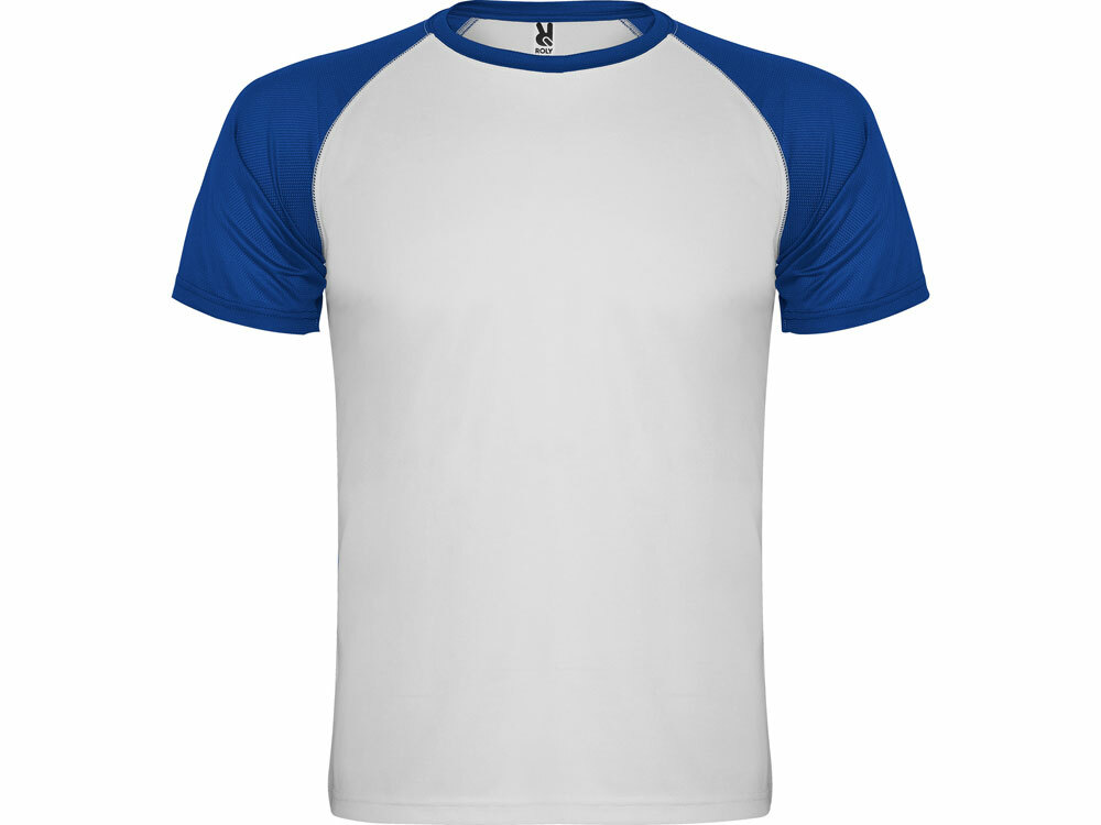 Спортивная футболка &quot;Indianapolis&quot; мужская, белый/королевский синий