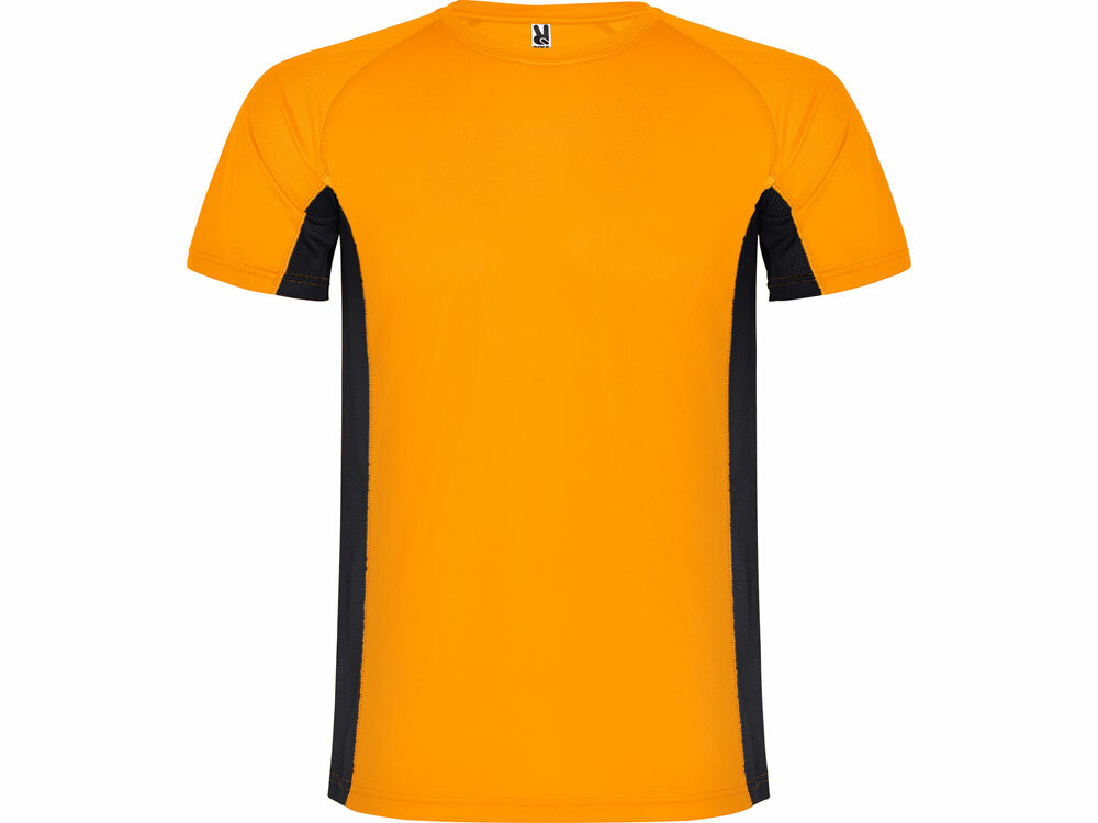 Спортивная футболка &quot;Shanghai&quot; мужская, неоновый оранжевый/черный