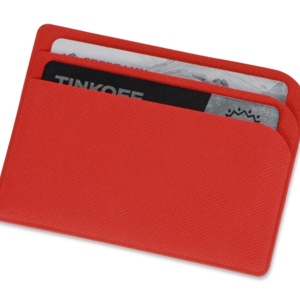 Картхолдер для 3-пластиковых карт &quot;Favor&quot;, красный
