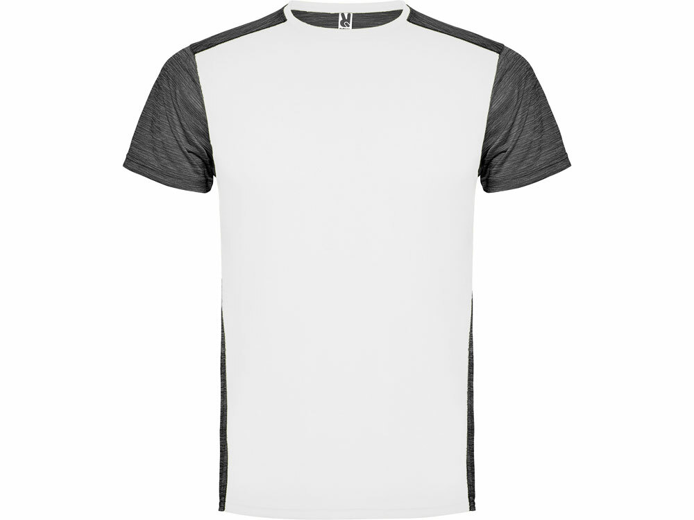 Спортивная футболка &quot;Zolder&quot; мужская, белый/черный меланж