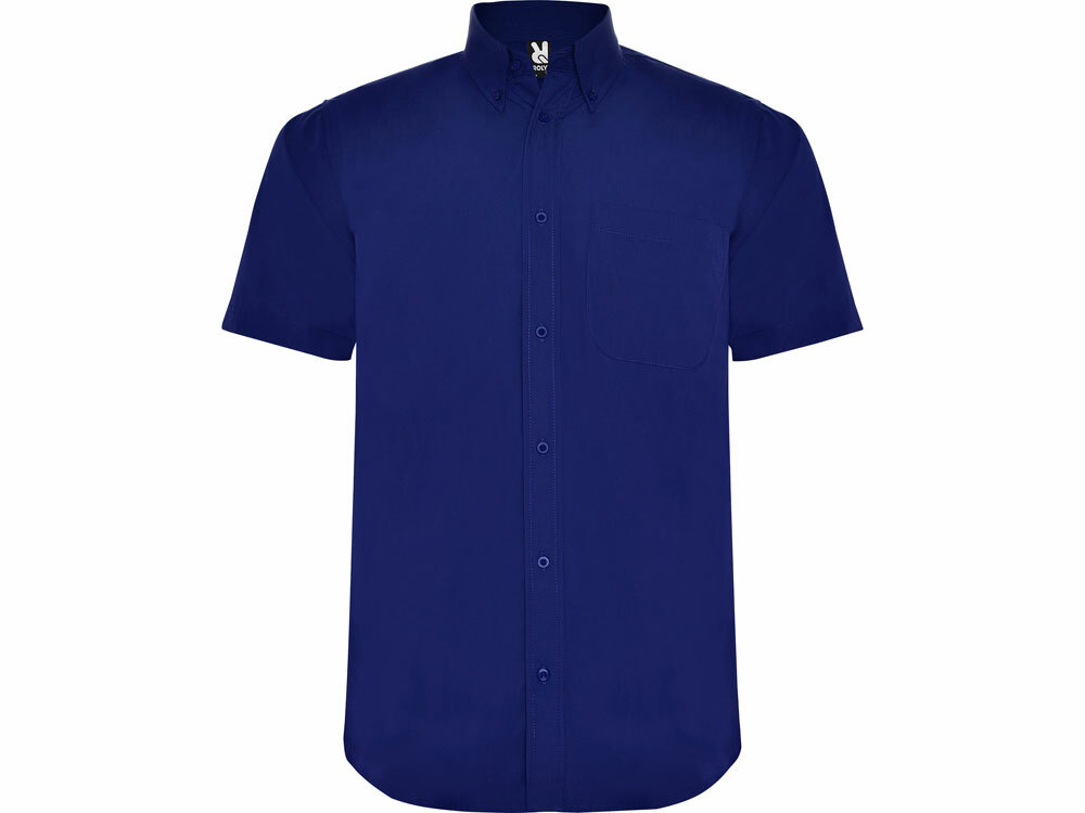 Рубашка &quot;Aifos&quot; мужская с коротким рукавом,  классический-голубой