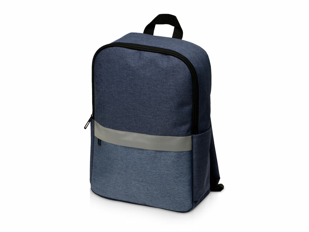 Рюкзак Merit со светоотражающей полосой и отделением для ноутбука 15.6&#039;&#039;, синий