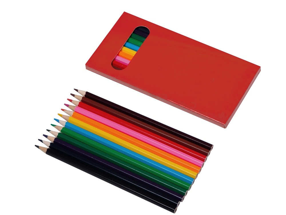 Набор из 12 цветных карандашей &quot;Hakuna Matata&quot;, красный