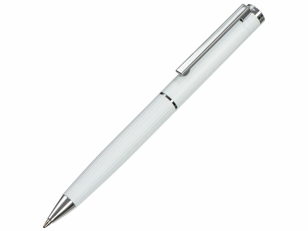 Шариковая металлическая ручка с анодированным слоем &quot;Monarch&quot;, белая