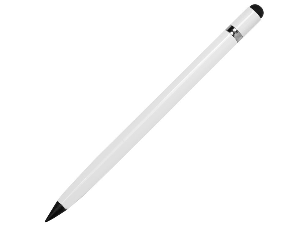 Вечный карандаш &quot;Eternal&quot; со стилусом и ластиком, белый