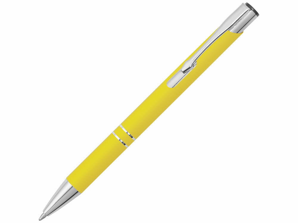 Ручка металлическая шариковая &quot;Legend Gum&quot; софт-тач, желтый