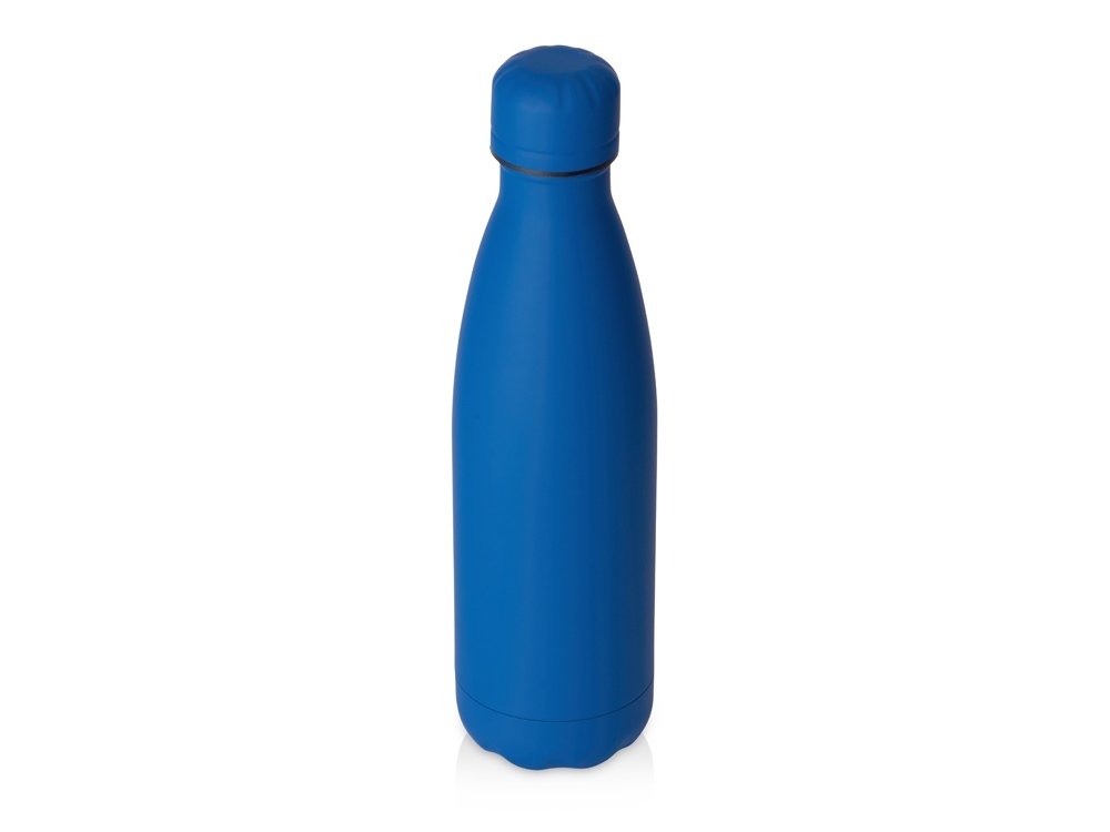 Вакуумная термобутылка  &quot;Vacuum bottle C1&quot;, soft touch, 500 мл, синий классический