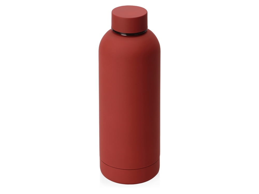 Вакуумная термобутылка &quot;Cask&quot; Waterline, soft touch, 500 мл, красный (P)