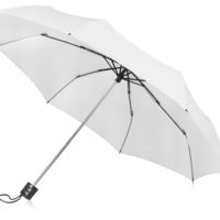 Зонт складной &quot;Columbus&quot;, механический, 3 сложения, с чехлом, белый (P)