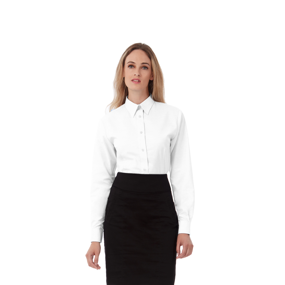 Рубашка женская с длинным рукавом Oxford LSL/women белый S