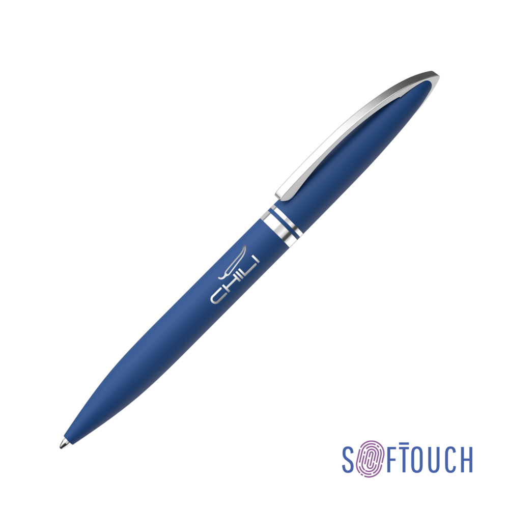 Ручка шариковая &quot;Rocket&quot;, покрытие soft touch темно-синий