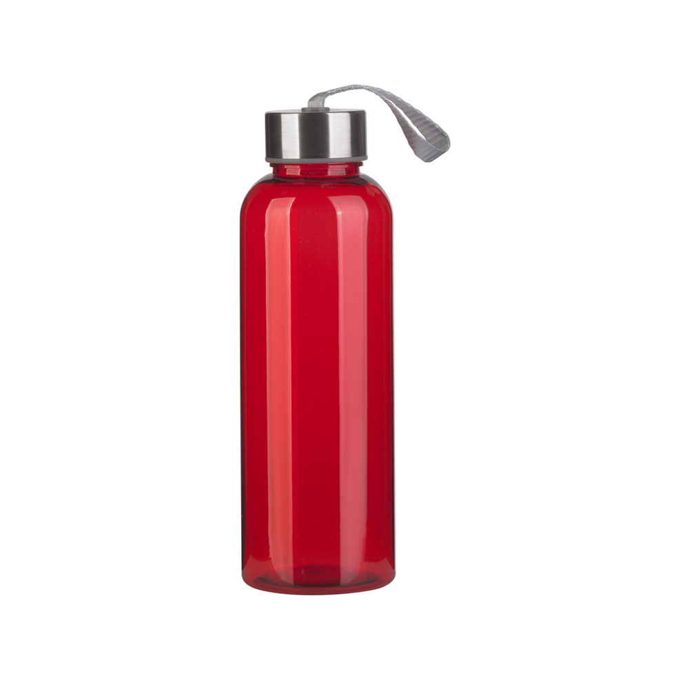 Бутылка для воды &quot;H2O&quot;, 0,5 л красный