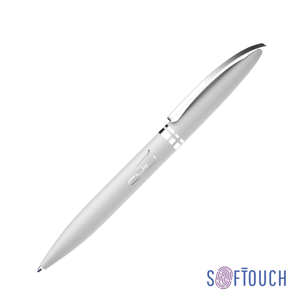 Ручка шариковая &quot;Rocket&quot;, покрытие soft touch белый