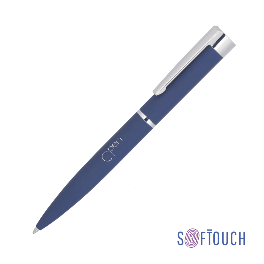 Ручка шариковая &quot;Alice&quot;, покрытие soft touch темно-синий